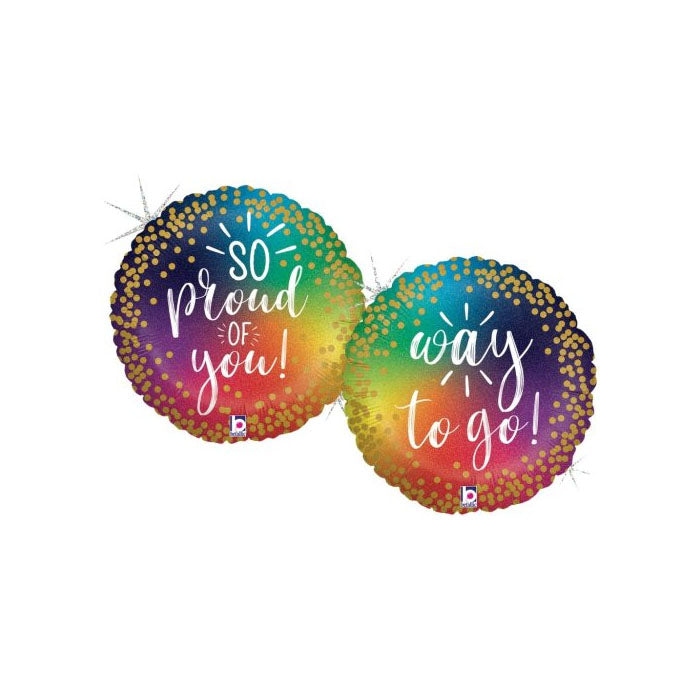 So Proud of You / Way to Go! Foil Balloon – 18"