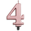 Jumbo Number Candles | Rose Gold