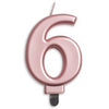 Jumbo Number Candles | Rose Gold