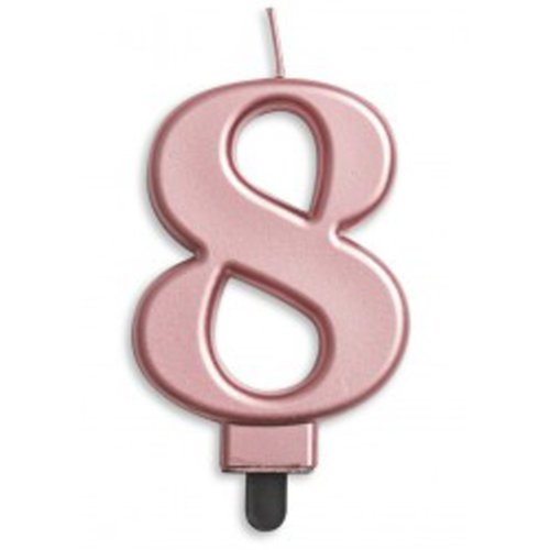 Jumbo Number Candles | Rose Gold