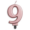 Jumbo Number Candles | Rose Gold