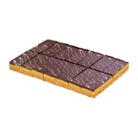 The French Kitchen Chocolate Caramel Slice