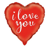 I Love You Foil Heart Balloon