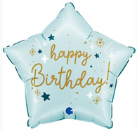 Blue Birthday Star 18inch Star