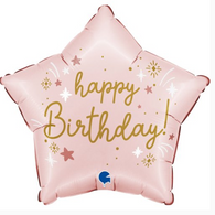 Pink Birthday Star 18inch Star