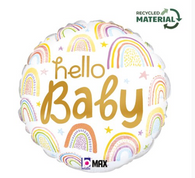 Hello Baby Rainbow 18inch Shape