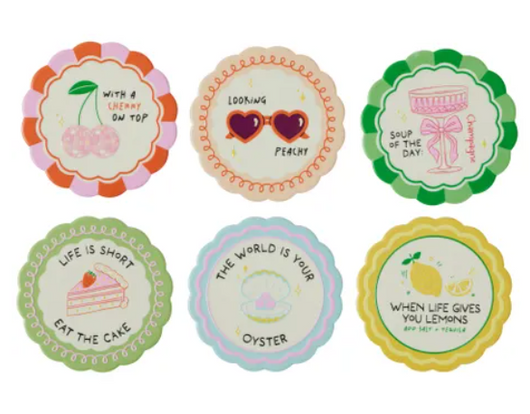 Proverb Ceramic Coaster 10cm