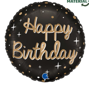 Sparkling Birthday 18inch Round