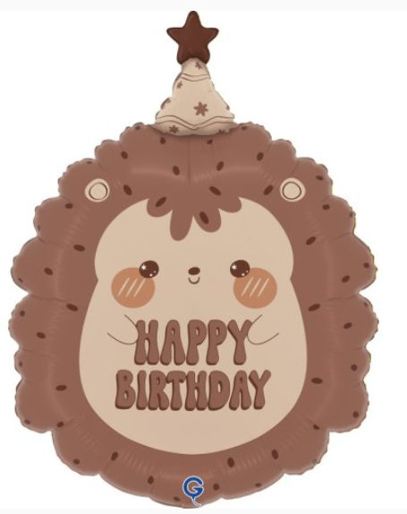 31inch Sweet Hedgehog Birthday Shape