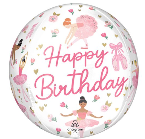 Orbz XL Ballerina Girl Birthday