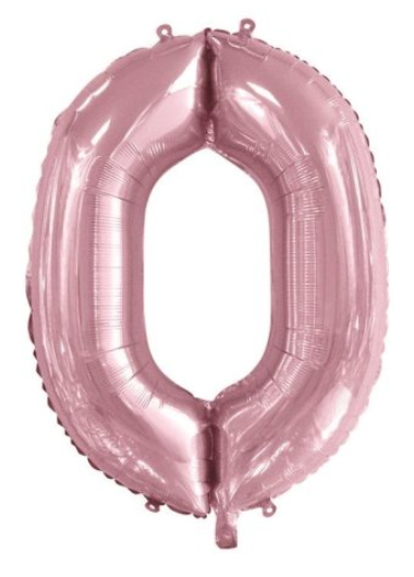 Light Pink Jumbo Number Foils