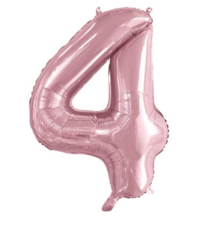 Light Pink Jumbo Number Foils