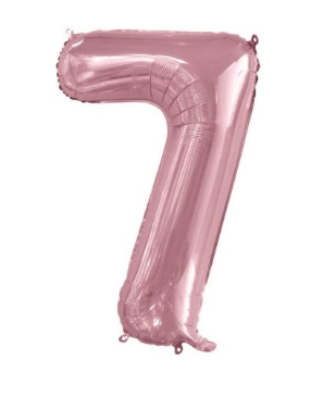 Light Pink Jumbo Number Foils