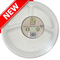 Sugarcane Compartment Plate 260mm (50)
