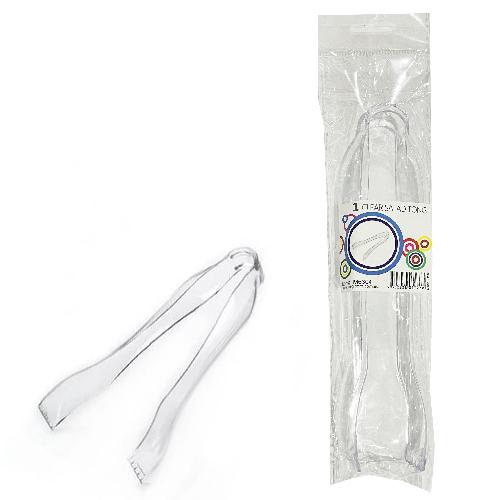 Clear Salad Tong 1pk