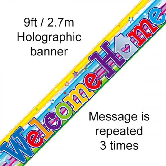 Welcome Home banner | Colourful