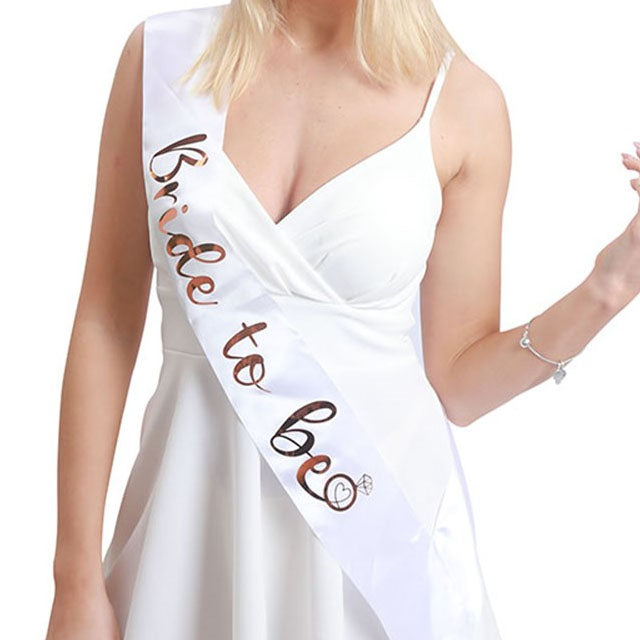 Bride to be sash | Rose Gold or Gold