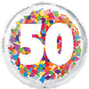Bright Confetti Birthday Foil Balloon – 45cm