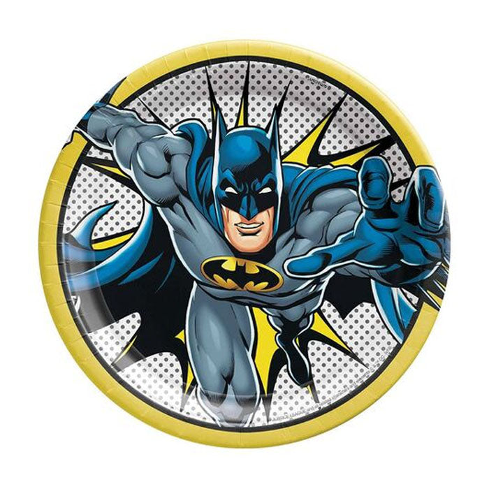 Batman 9" Plates 8pk
