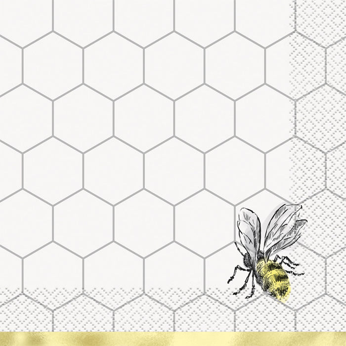 Bee Napkins | 16 pack
