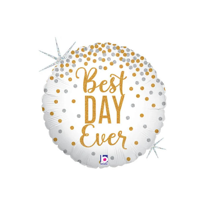45cm "Best Day Ever" Foil Balloon