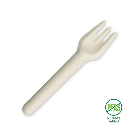 15cm Plant Fibre Fork White | The French Kitchen Castle Hill