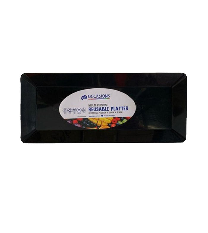 Black Rect Reusable Platter | Alpen Products | The French Kitchen Castle Hill |  96342593