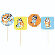 Bluey Cupcake Picks 24pk