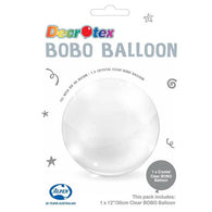 Crystal Clear Round Bobo Balloon – 46cm