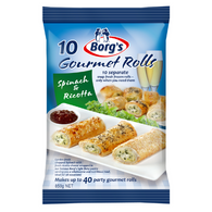 Borg's Gourmet Rolls Spinach and Ricotta Rolls 850g