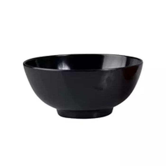 Black Melamine Bowl 17.5cm