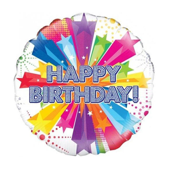 HBD Bright Star Birthday Holo 18'
