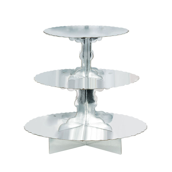 3 Tier Cupcake Stand | Gold or Silver