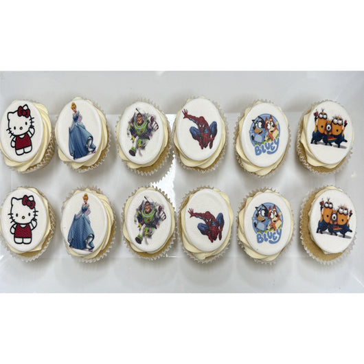The French Kitchen Custom Image Cupcakes – Pack of 12