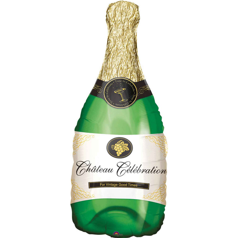 Champagne Bottle Foil Balloon | 91cm