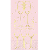 Champagne Pink Beverage Napkins | The French Kitchen Castle Hill
