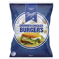 Steggles Crumbed Chicken Burgers