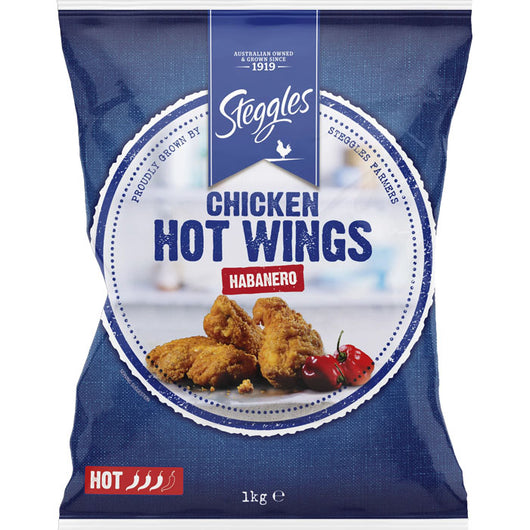 Steggles Chicken Hot Wings Habanero