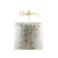 Acrylic Cake Topper – Christening Gold