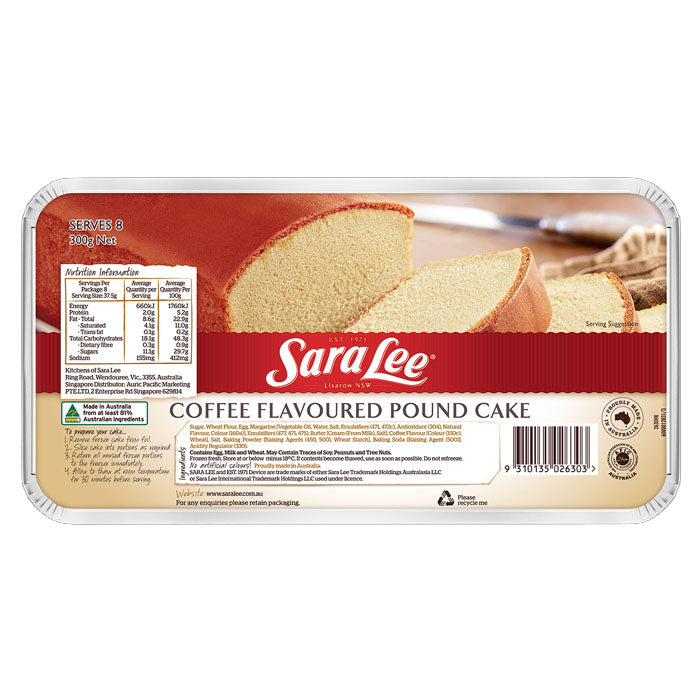 Sara Lee Frozen Pound Cake - Chocolate Swirl