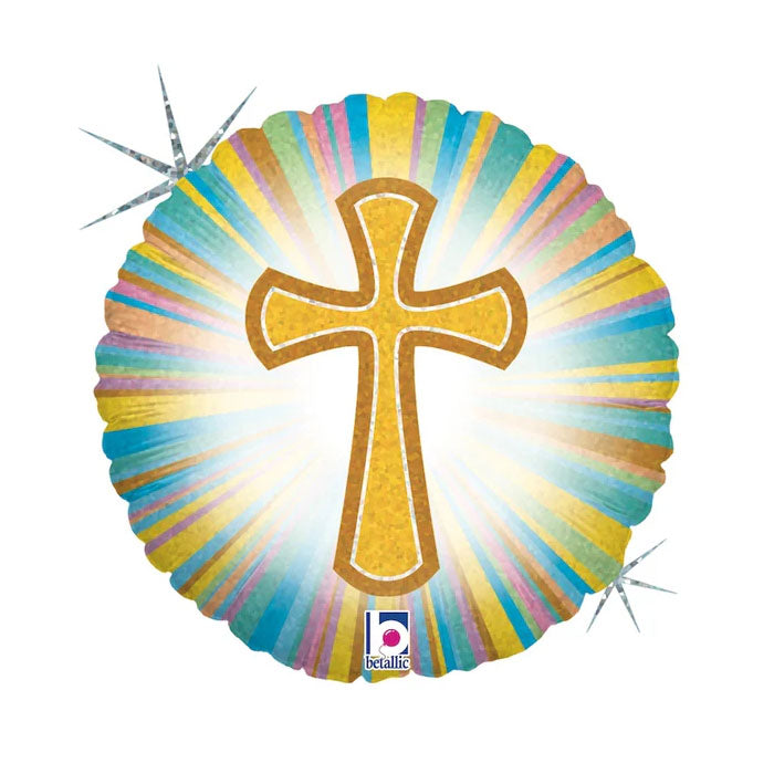 Cross Foil Rainbow 45cm