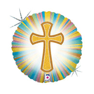 Cross Foil Rainbow 45cm