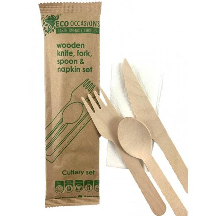 Wooden Cutlery Set
