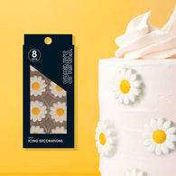 Edible Daisy Icing Decorations | The French Kitchen Castle Hill