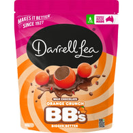 Milk Chocolate Orange Crunch BB 168g Darrell Lea