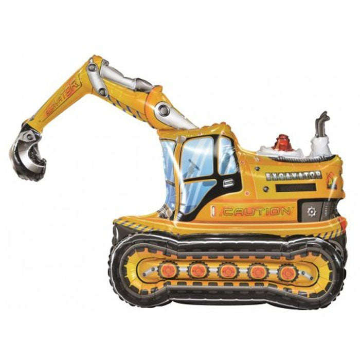 Excavator Standing Airz | Foil Balloon