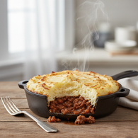 Enjoy a comforting classic with Il Pastaio 1+1 Shepherd’s Pie, a delicious ready-to-eat meal crafted for convenience without compromising on taste. This hearty dish features a savory minced meat filling simmered in a rich, flavorful gravy, topped with a smooth layer of creamy mashed potatoes and gently baked to golden perfection.

Perfect for a quick lunch or an easy dinner, Il Pastaio Shepherd’s Pie delivers homestyle flavor in a compact 200 g portion—ideal for individual servings. Simply heat and enjoy a 