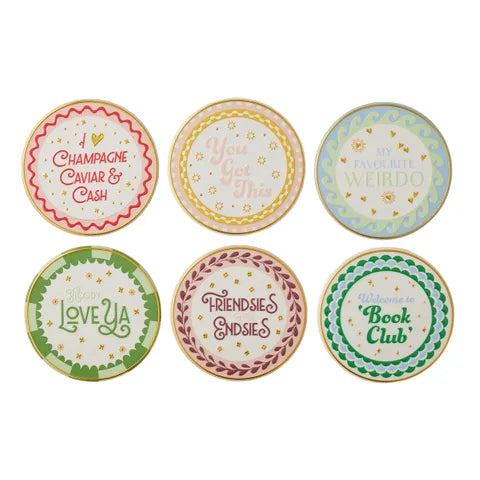 Adage Ceramic Coaster 10cm