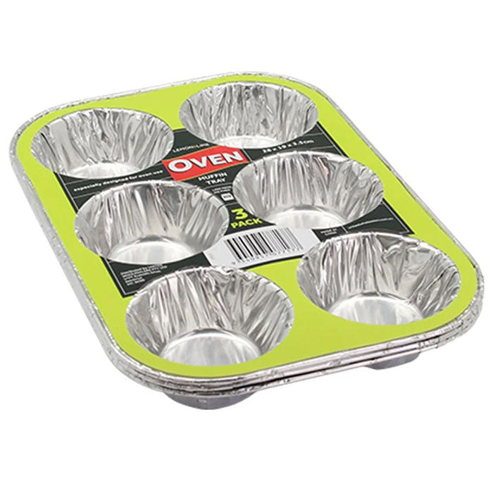 Foil Muffin Tray 3pk