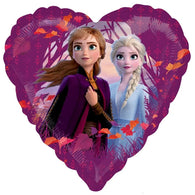Frozen Heart Foil Balloon 45cm